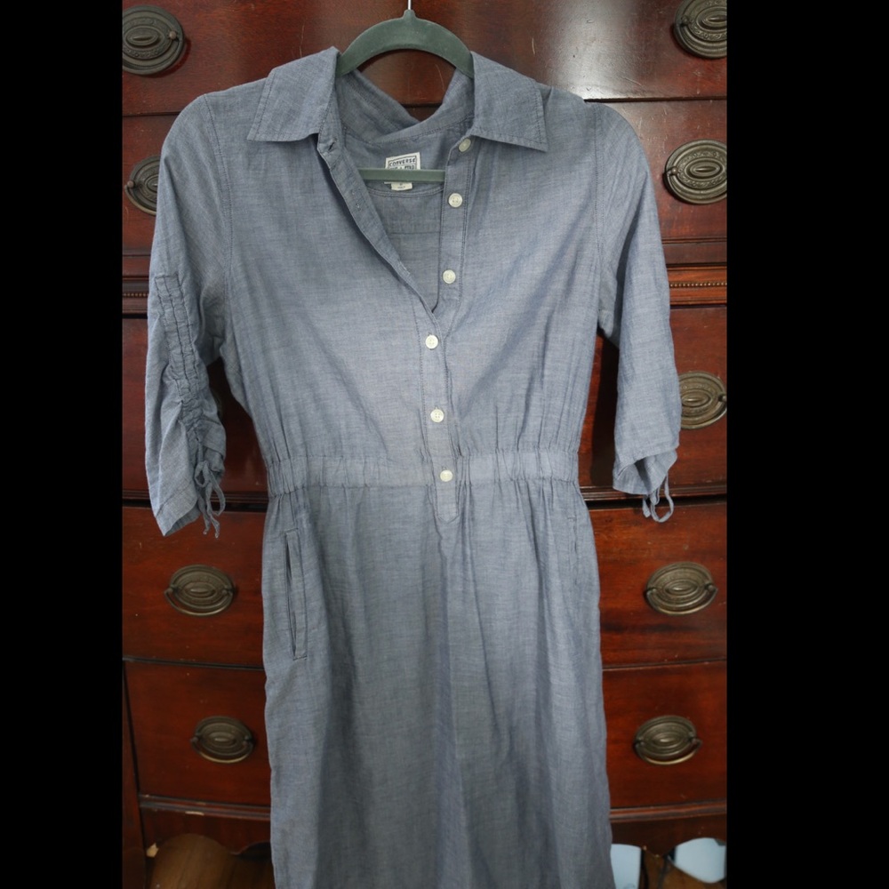 Chambray 3/4sleeve dress Convere One Star size med